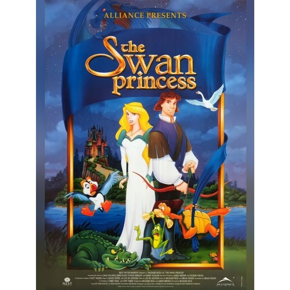 Custom Fridge Magnet The Swan Princess Movie Poster Home Decor